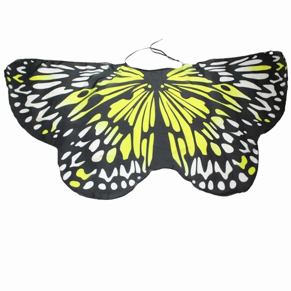 Colorful Butterfly Wings Shawl Poncho Scarf Ladies Fairy Cosplay Performance Accessories Shawl