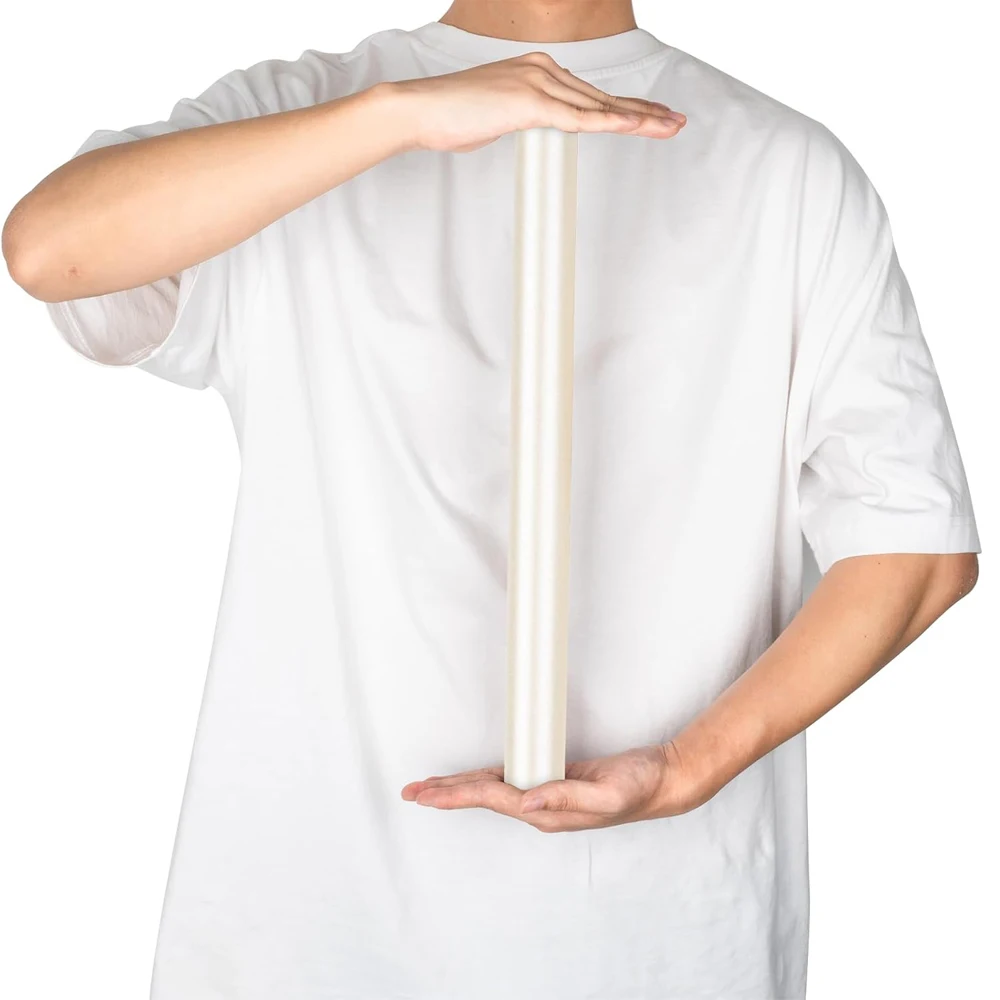 1 لفة ورق تغليف أبيض غير لامع ورق تغليف الهدايا بيرليسسينت حليبي أبيض تغليف ورق تغليف عيد الميلاد ، زينة عيد الميلاد #5