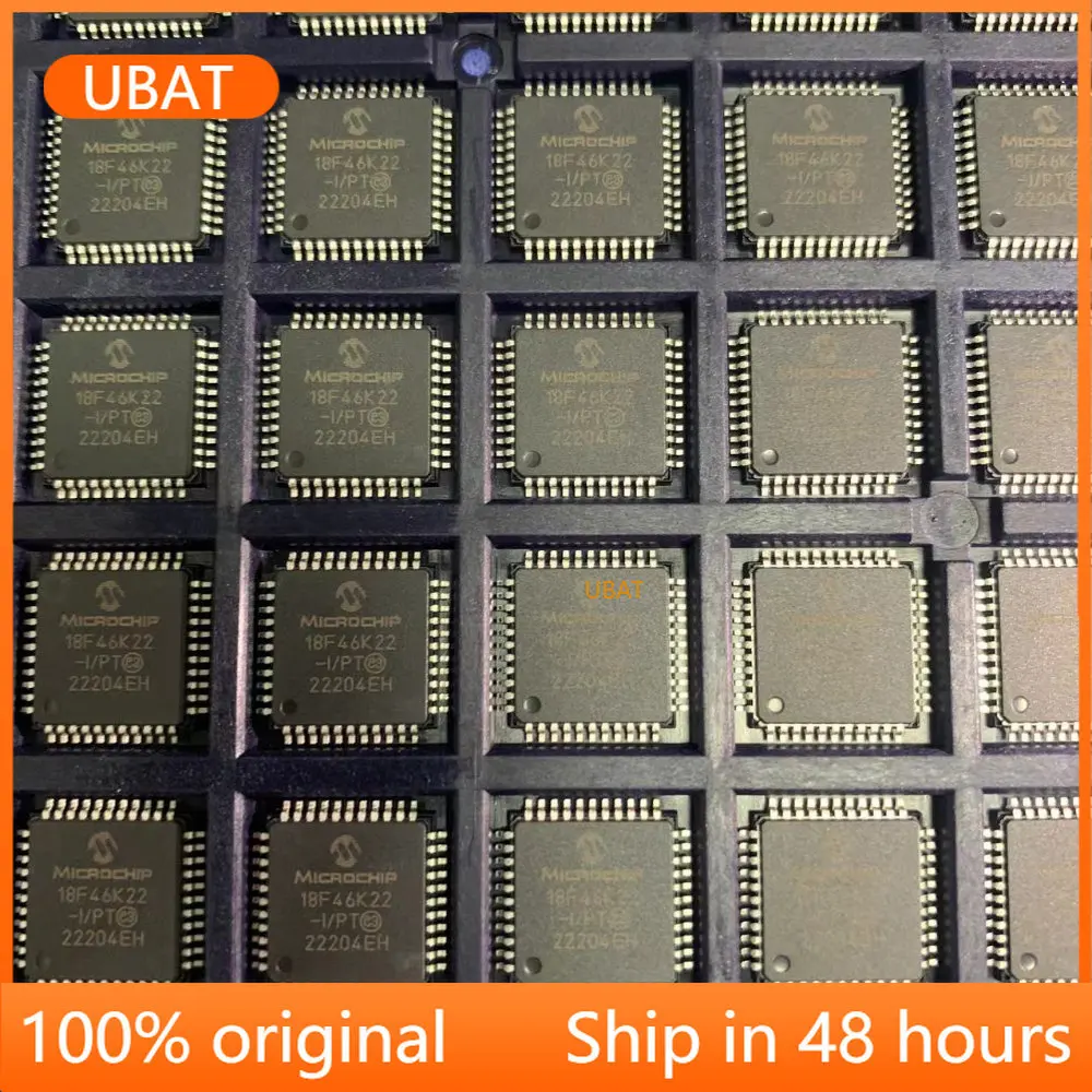 10PCS-100PCS 100%Original  and New PIC18F46K22-I/PT TQFP44 in Stock PIC18F46K22 18F46K22  PIC18F46K22T-I PT