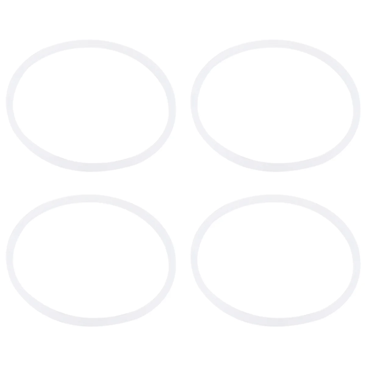 New Replacement Gaskets Rubber Seal Ring for Magic Blender Flat/ 4 Pack