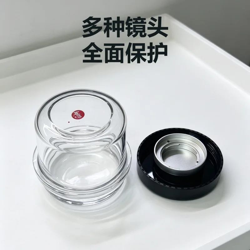 Thickened Lens Storage Pouch for Vintage Manual Focus Lenses, Soft Carrying Bag for Camera Lens, Protective Case