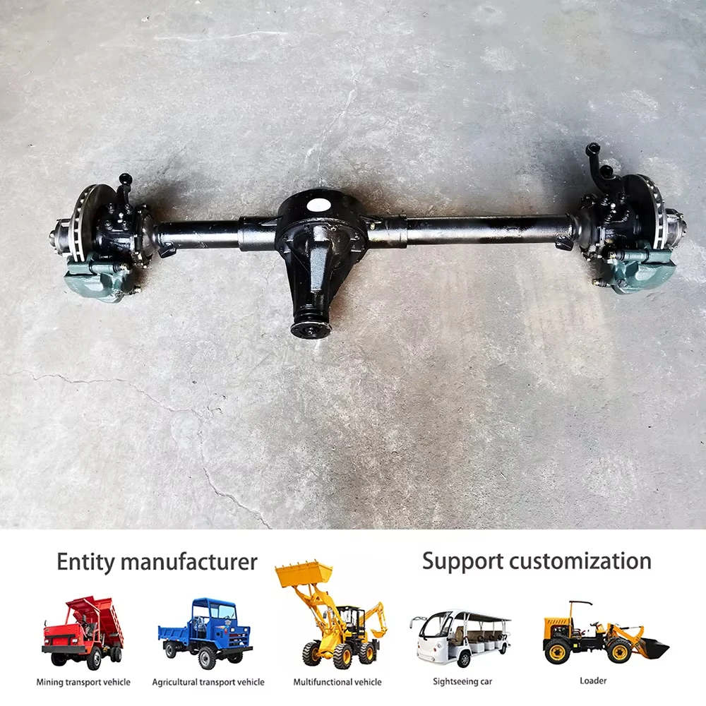 Good Quality 1 Ton 2 Tons Front Axle Rear Axle Transfer Case Transmission Complete Set 4WD/4X4 Front&Rear Axle&Transfer&Case