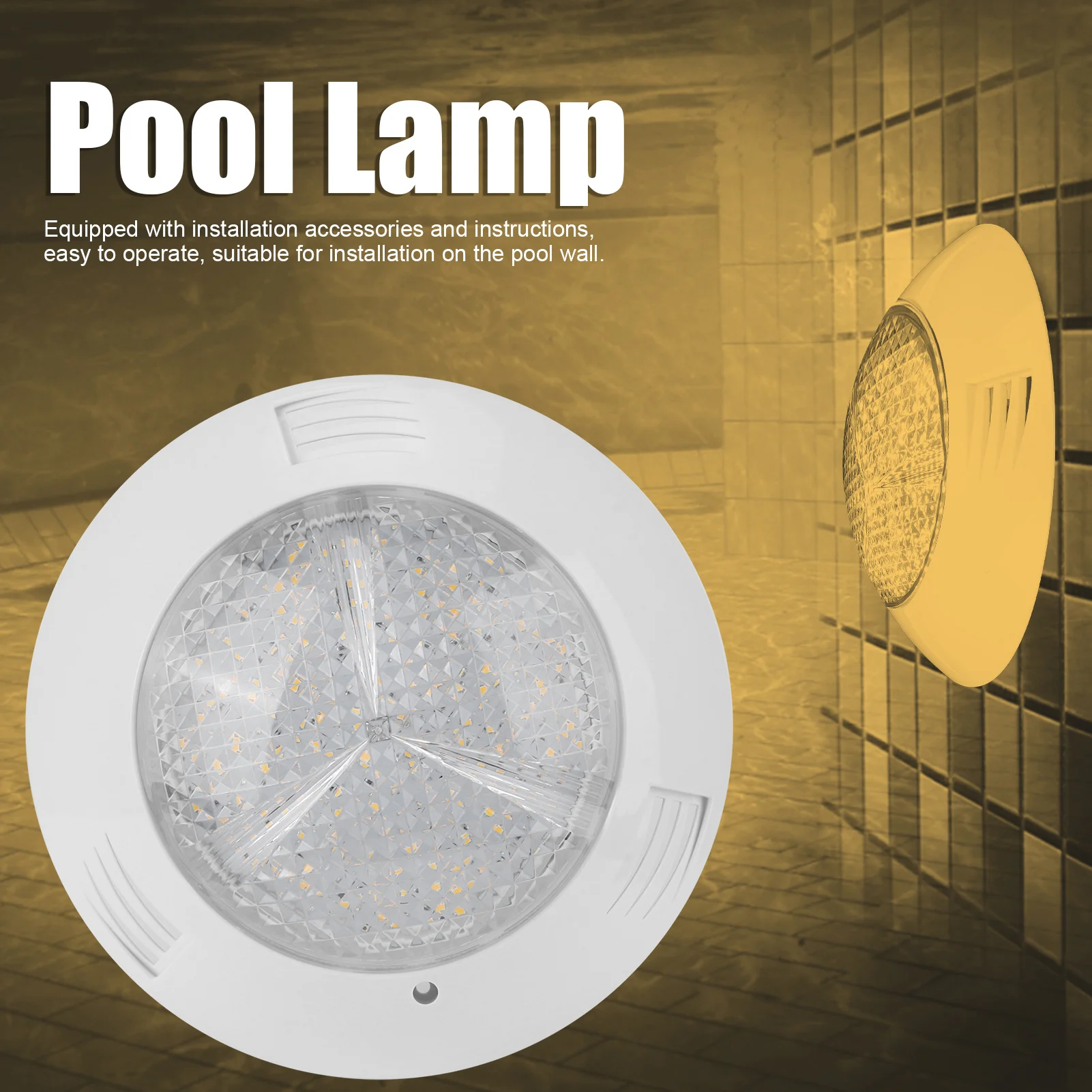 160LED Swimming Pool Light 18W AC12V Pool Light Underwater LED Lights IP68 Inground Swimming Pool Light