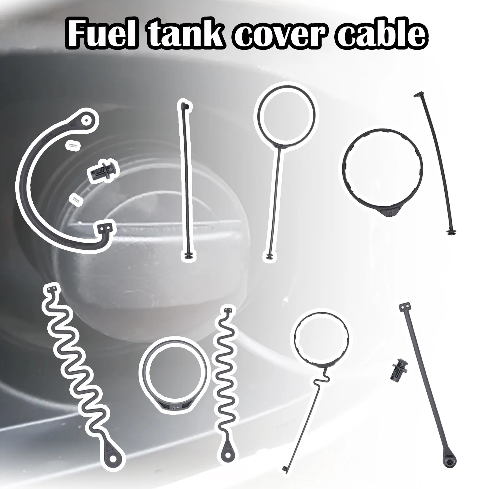 

Fuel Oil Tank Inner Cover Plug Petrol Diesel Cap Lid Gas Filler Support Retaining Strap Cord Rope For Opel Vauxhall Holden BMW