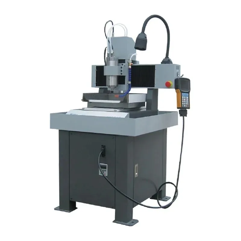 Mini Router CNC con Control Manual, Máquina de Grabado para Aluminio, Latón, Cobre, Acrílico, MDF y Madera