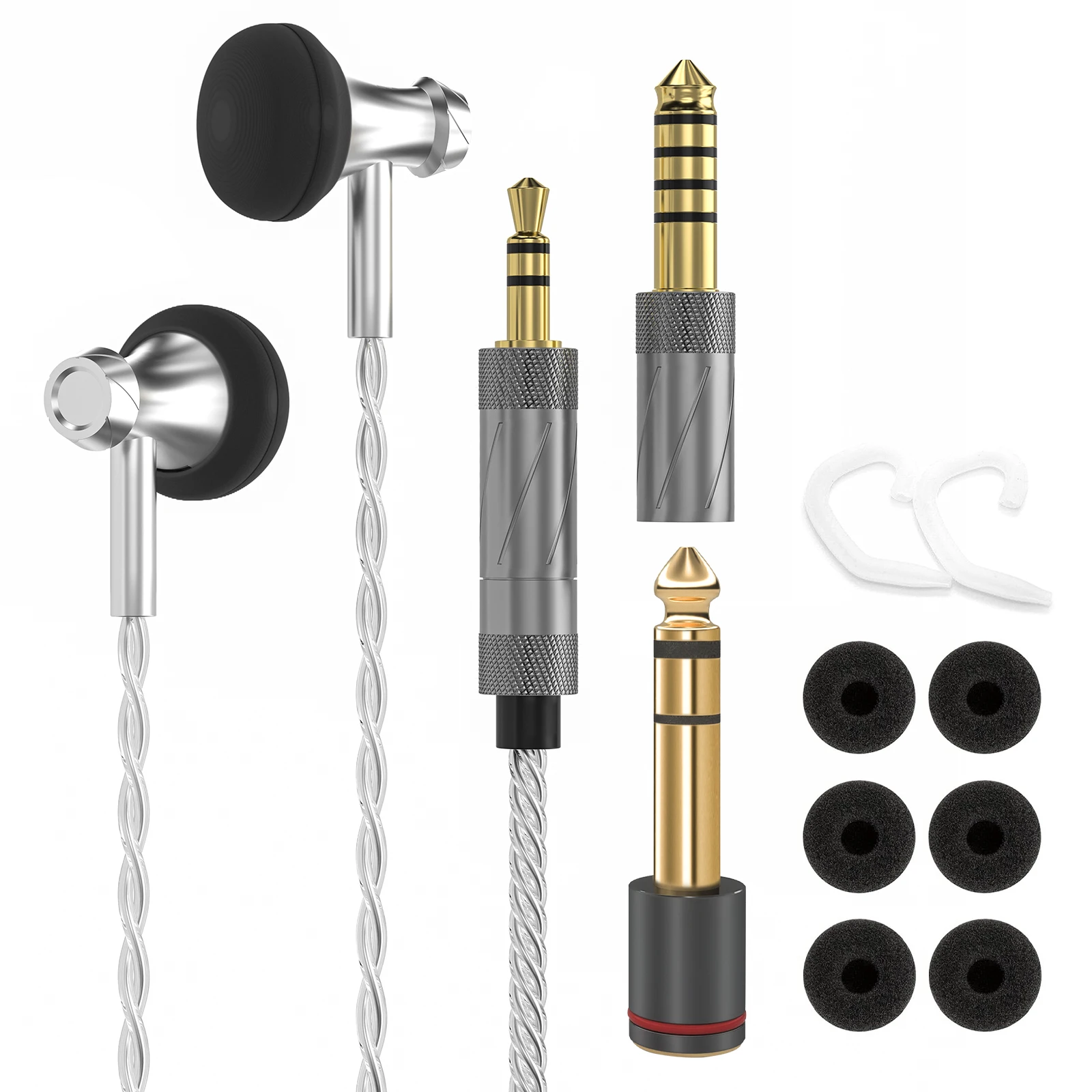 Nobsound S3 HiFi-In-Ear-Kopfhörer, kabelgebundene Ohrhörer, dynamischer Treiber mit 3,5/4,4 mm austauschbarem Stecker – Detail 5