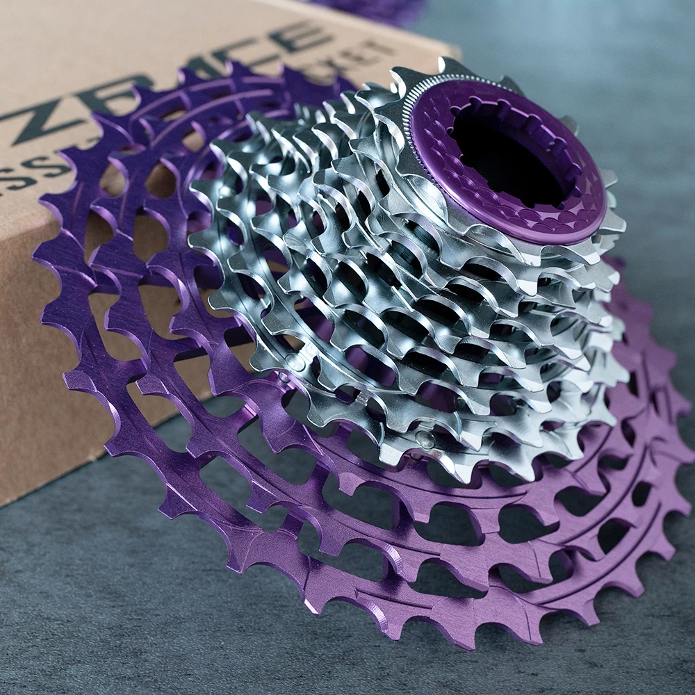 ZRACE ALPHA EX 11-Gang HG-Kassette für Rennräder, extrem leicht, CNC-gefräst, vollständig hohl und superleicht, 11-Gang-Kassette – Detail 9