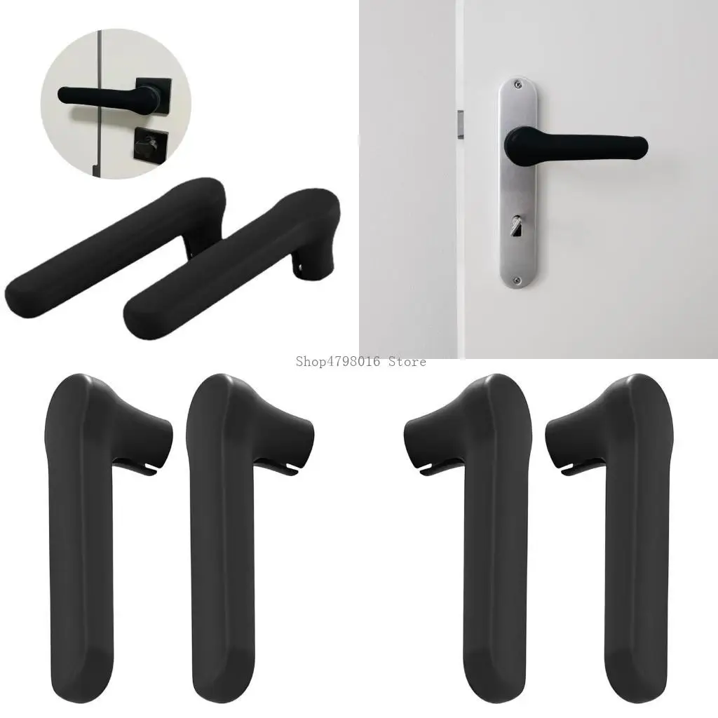 

Set of 2pcs Silicone Door Knob Cover Housing for Child Safety and Static Proof