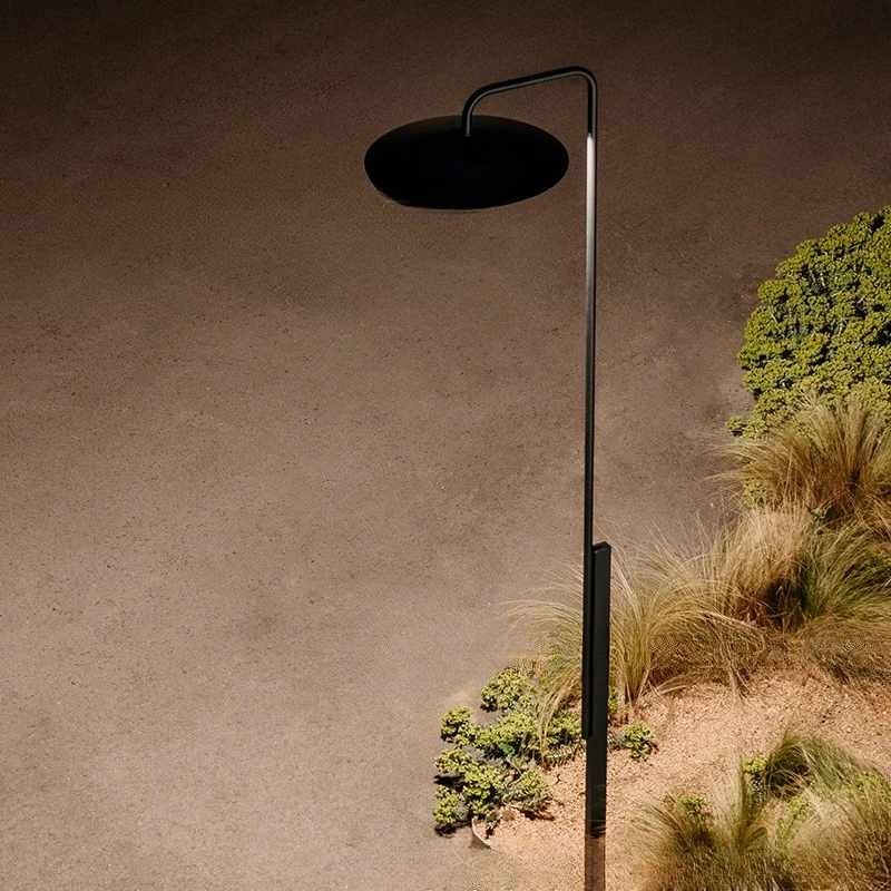 ไฟสวนพลังงานแสงอาทิตย์แบบเรียบง่ายทันสมัยสำหรับสวนวิลล่าและทางเดิน