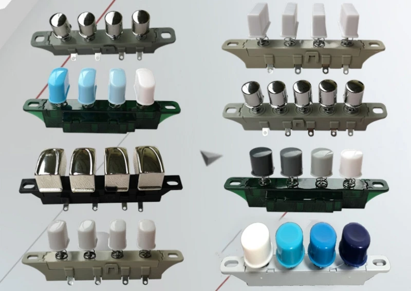 Electric Fan Key Switch Gear Switch Desk Fan Floor Fan Piano Key Switch 4 Key 5 Key 250V 1A KQ-4/5 JZ-4 T85
