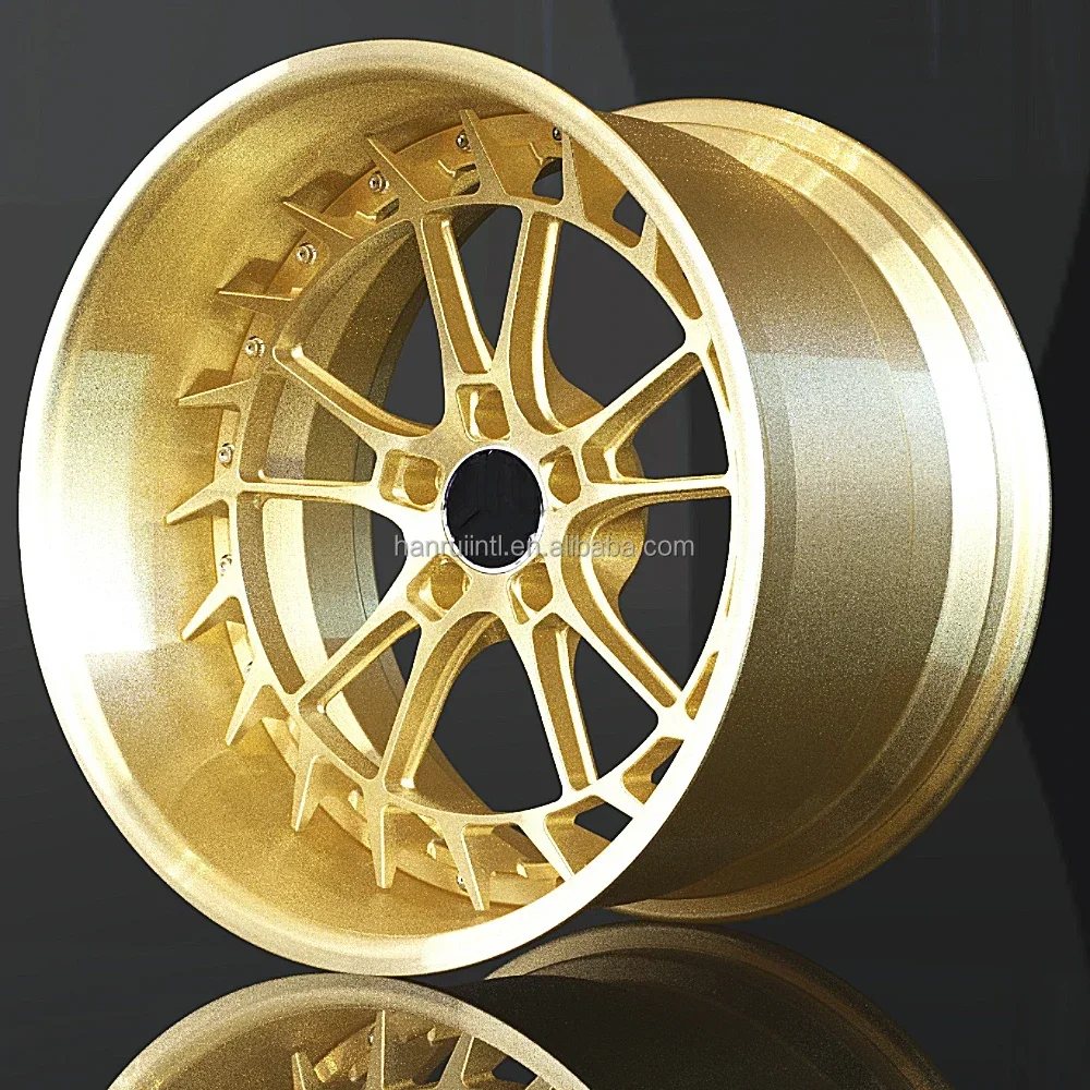 딥 디쉬 림 20인치 20X10.5인치 알루미늄 합금 단조 휠 벤츠 amg gt용 골드 컬러 5X112