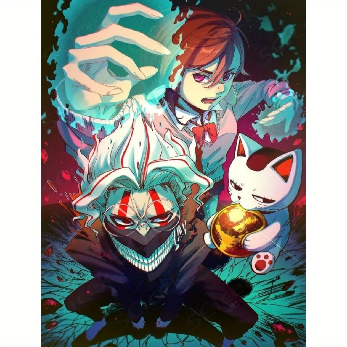 

500/1000/1200/2000PCS Puzzles for Adults, Anime Hot Blooded Battle Scenes Jigsaw Puzzles Educational Games Home Decor Gifts