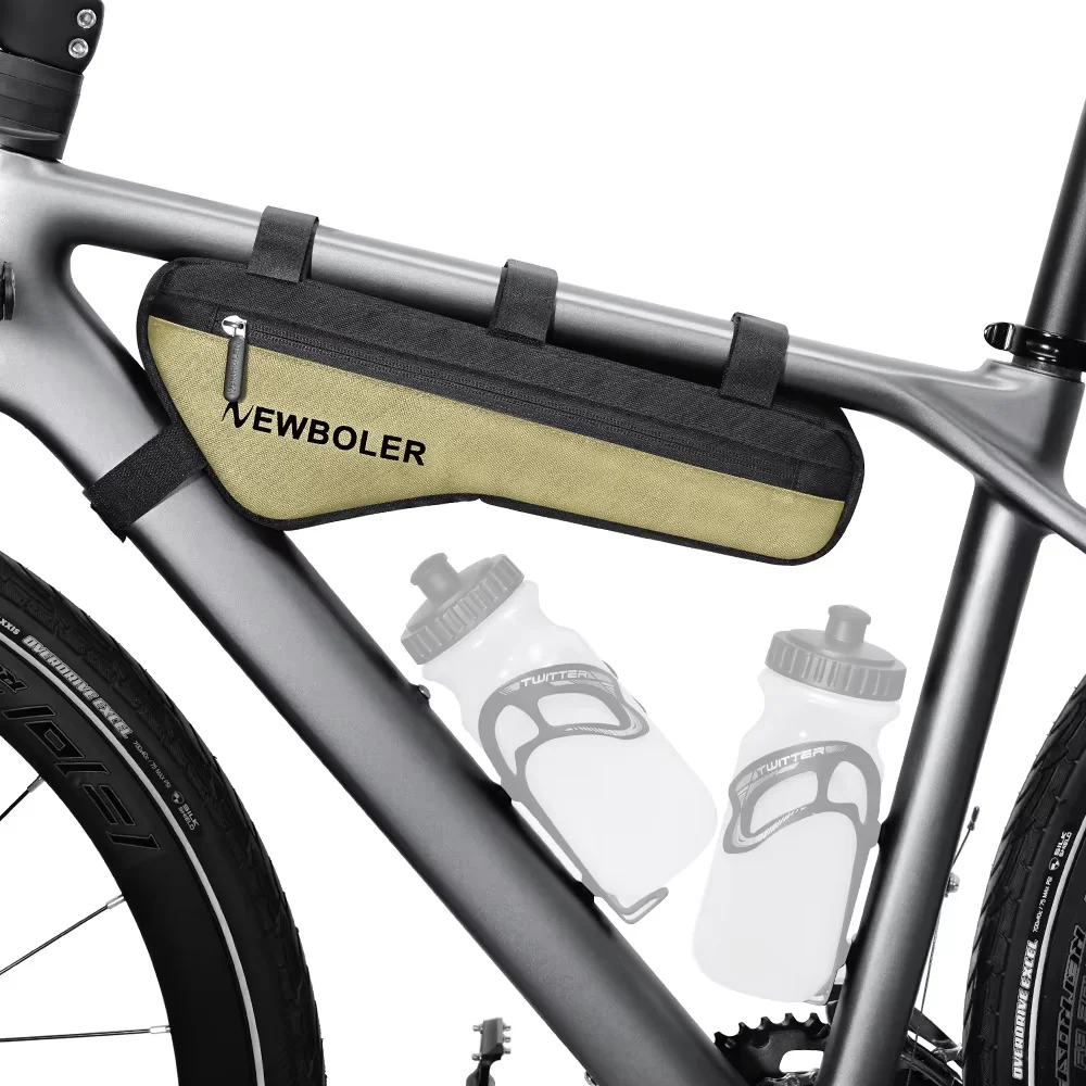 AliExpress NONE NEWBOLER Bicycle Bag Top Tube Bag 1.5L Large Capacity Waterproof Bike Triangle Bag For Mtb&Road Gravel Bicycle Accessories