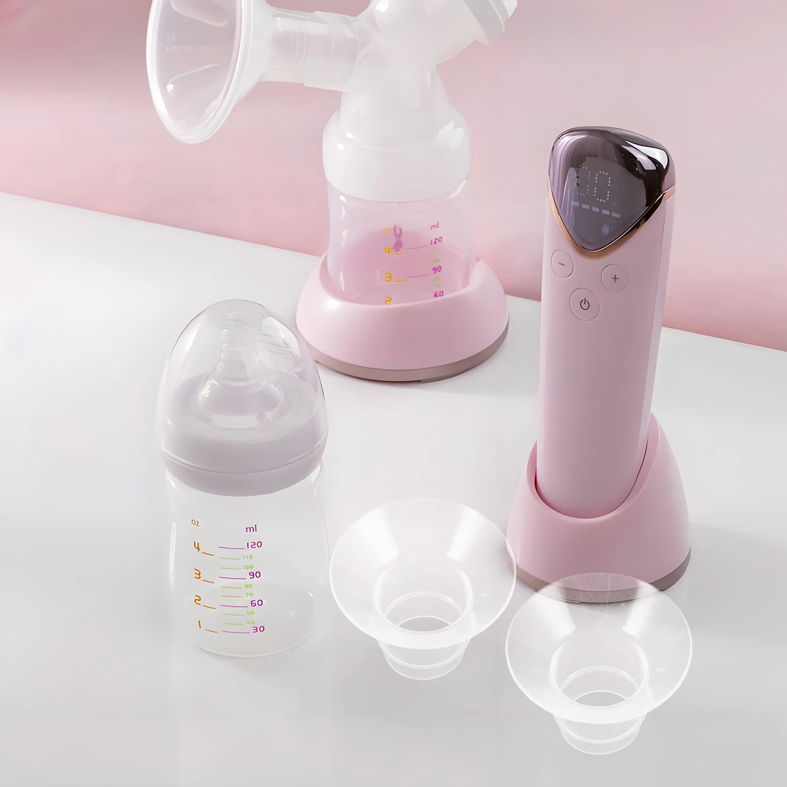 

6Pcs Breast Pump Flange Inserts 22mm Silicone Wearable Replacement Minimal Hassle Pumping Supplies Breast Pump Insert