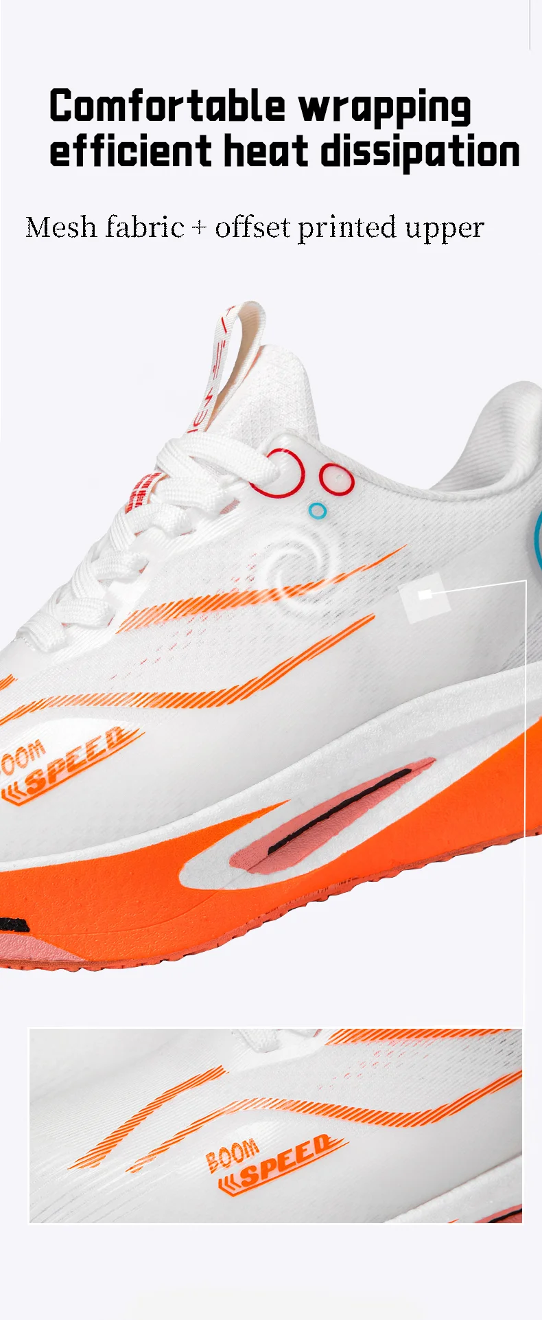 Herren Carbonplatten-Laufschuhe Atmungsaktiv Stabil Leichtgewichtig für Marathon Herren Damen Professionelle Rennschuhe Gedämpft Rutschfest – Detail 6