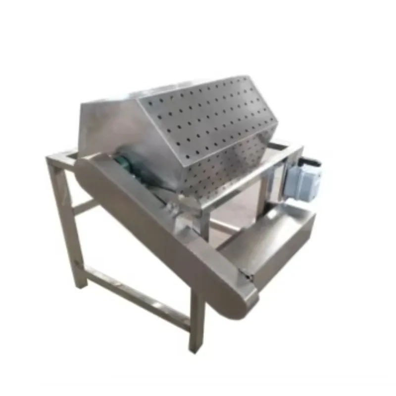 حار بيع جودة عالية السعر المنخفض مصغرة جميع الفولاذ المقاوم للصدأ مسلوق السمان شل كسارة، رخيصة / كسارة قذيفة السمان