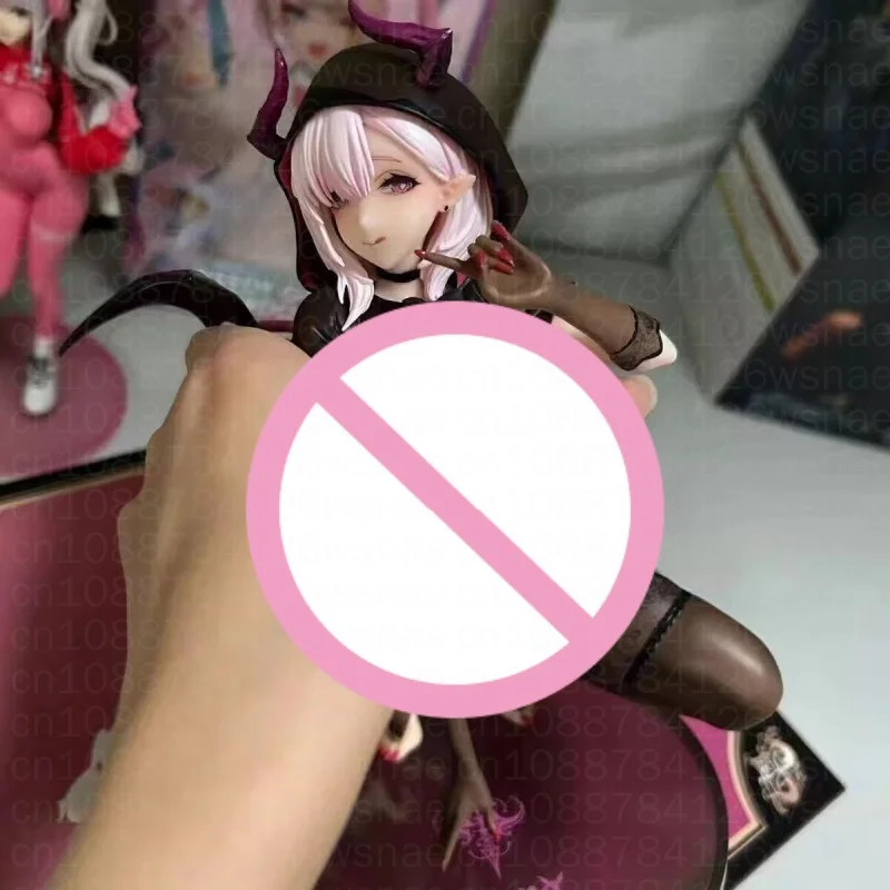 

Tina Demon Sister Anime Figure Gk Sexy Gaming Succubus Original Desktop Case Graphics Card Female Model Collectible Toys Gifts