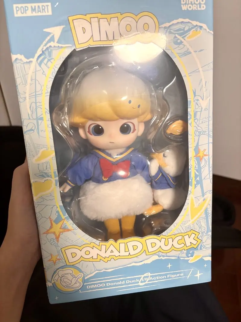 

POP MART DIMOO X Disney Donald Duck 1/8 Scale Articulated Action Figure Kawaii Collectible Toy Ideal Gift for Disney Fans