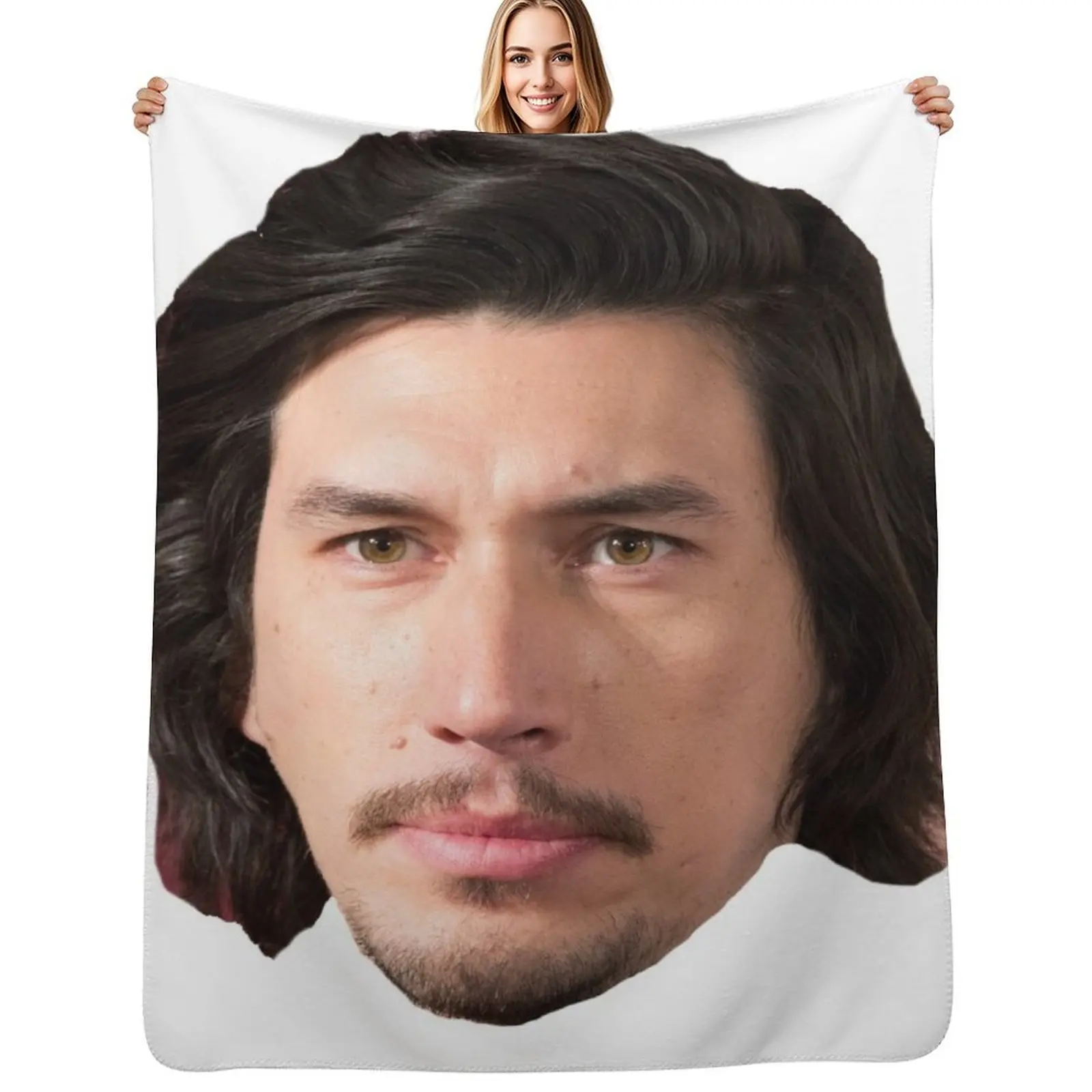 

Adam Driver Throw Blanket Luxurious Soft Blanket Holiday Gift for Family