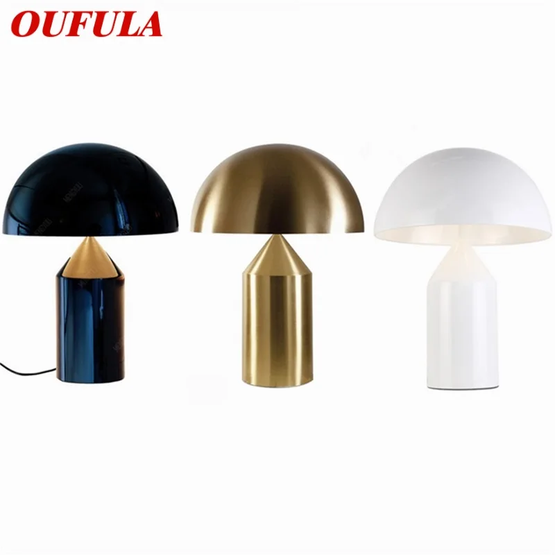 AOSONG Modern Desk Lamp Creative Design Mushroom Bedside Indoor LED Table Light For Home