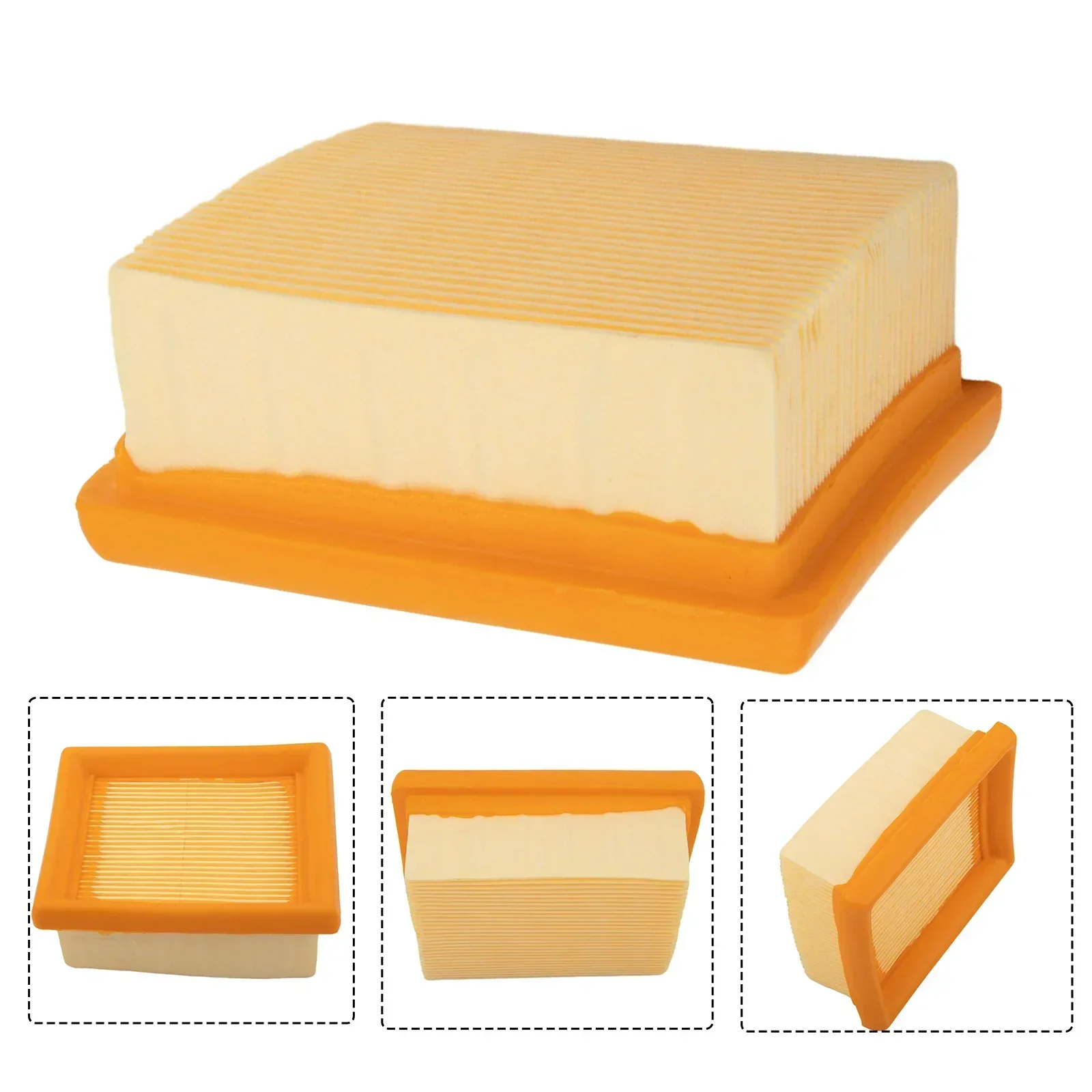 1pc filtro de ar-para br800x 4283-141-0300 folha ventilador peça de substituição plástico + papel doméstico ao ar livre ferramentas de jardim peças 2025 novo