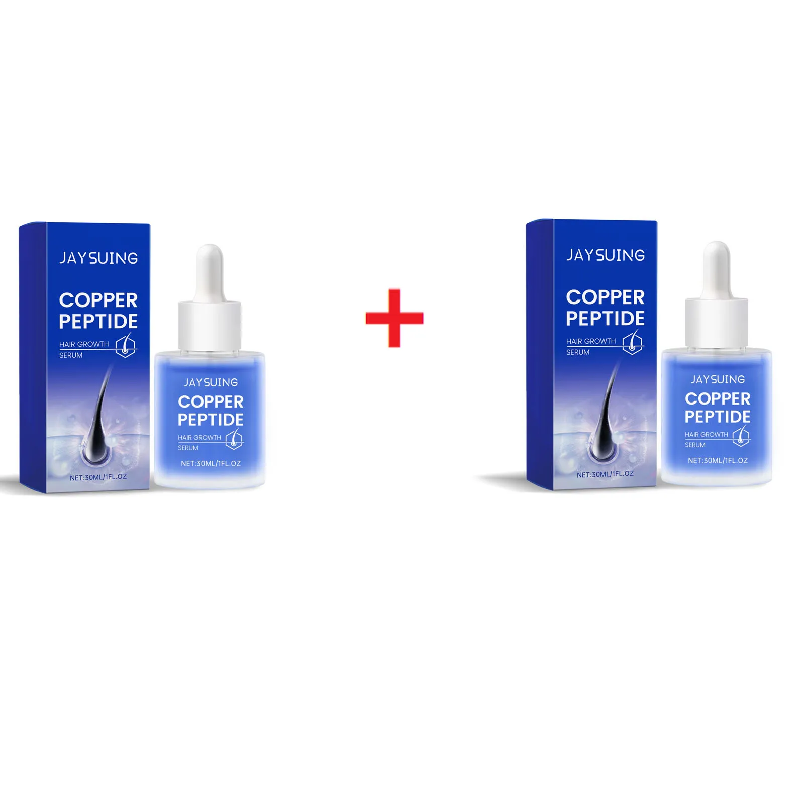 Hair Growth Serum Copper Peptides Scalp Treatment Repair Damaged Frizzy Nourish Soft Shine Smoothing Hair Strengthening Shampoo image 3