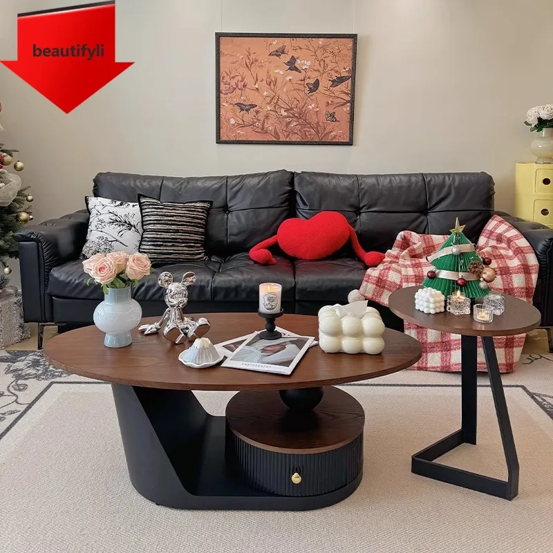 

A46 Aesthetic Creative Side Table Luxury Minimalist Coffee Tables Elegant Luxury Mesas De Centro Sala Casa Living Room Furniture