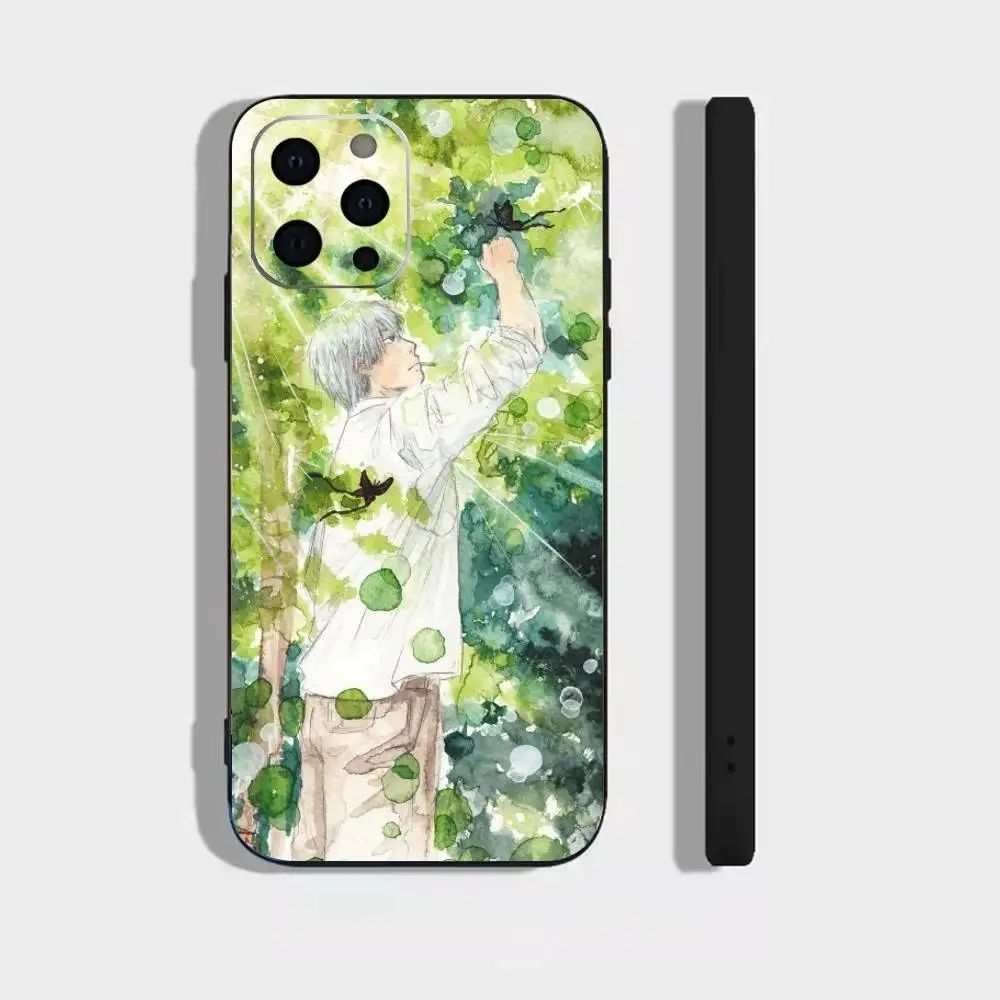 Mushishi Ginko  Phone Case For iPhone 17, 16,15,14,13,12,11 Plus,Pro Max, Others Soft Black Cover view 3