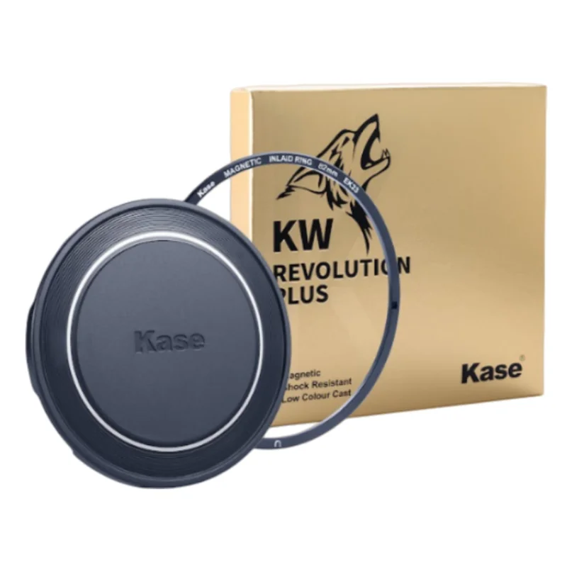 Kase Revolution Plus Magnetic Lens Cap Plus Kit (with Inlaid Ring) 49 52 58 62 67 72 77 82 95mm