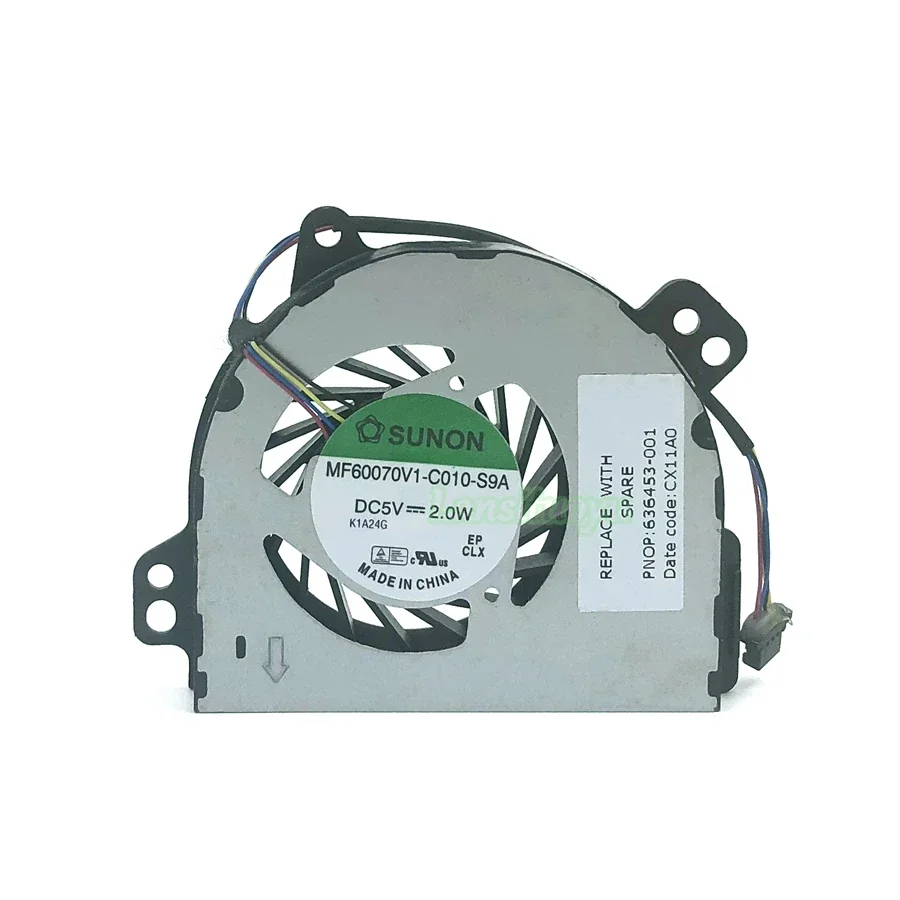 New Laptop CPU Cooling Fan For HP pavilion DM1-3000 DM1-3100 DM1-3200 Cooler 636453-001 MF60070V1-C010-S9A
