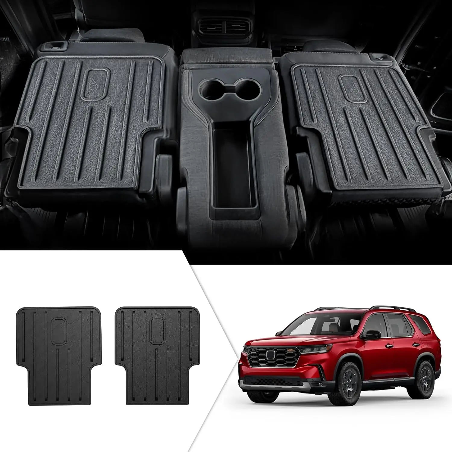 

Universal Backrest Mat for Honda Pilot & Acura MDX Models, Durable Kick Mats Accessories