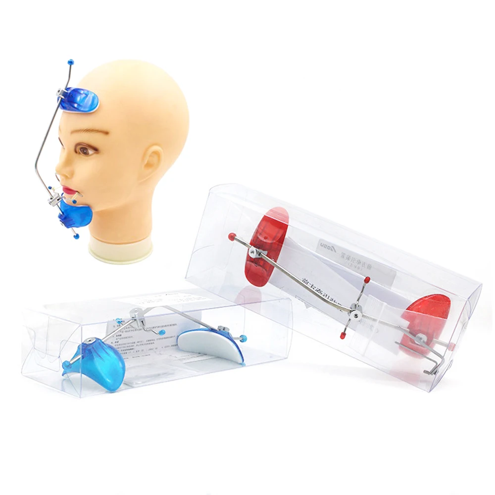 

1 pc Adjustable Single/Dual-Rod Facemask Protraction Device for Dental Orthodontic Treatment - Dental Headgear