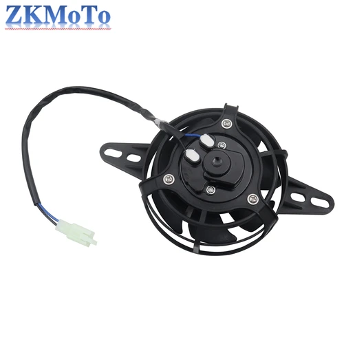 Imagen 2 del producto Motor de Motocross, ventilador de refrigeración de radiador de 12V, enfriador de aceite para ATV, Quad, Go Kart, Honda, Yamaha, KTM, Kawasaki, Suzuki, pieza Universal