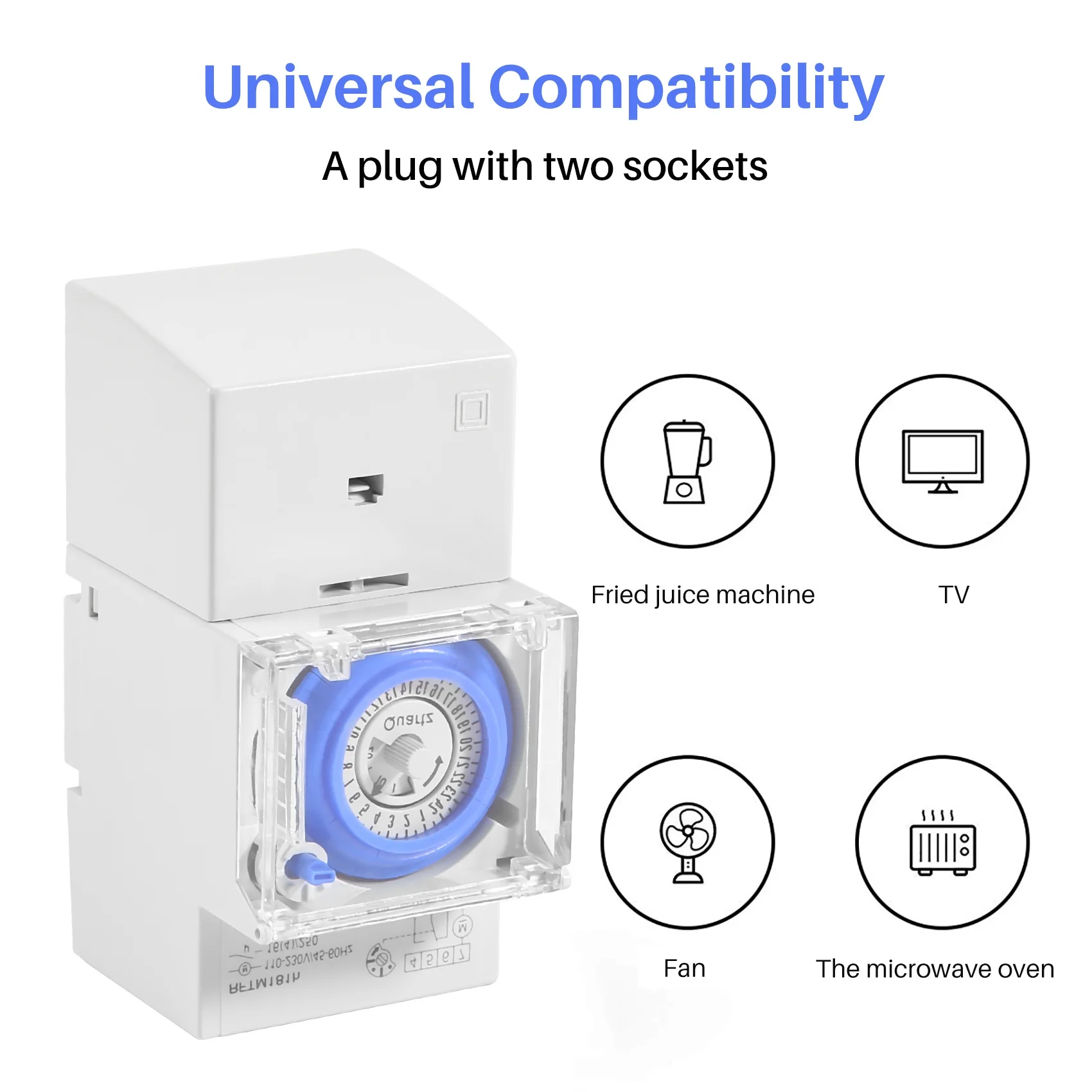 A22I SUL181H Mechanical 24 hours Time Switch Relay Electrical Programmable 24 hour Din Rail Switch