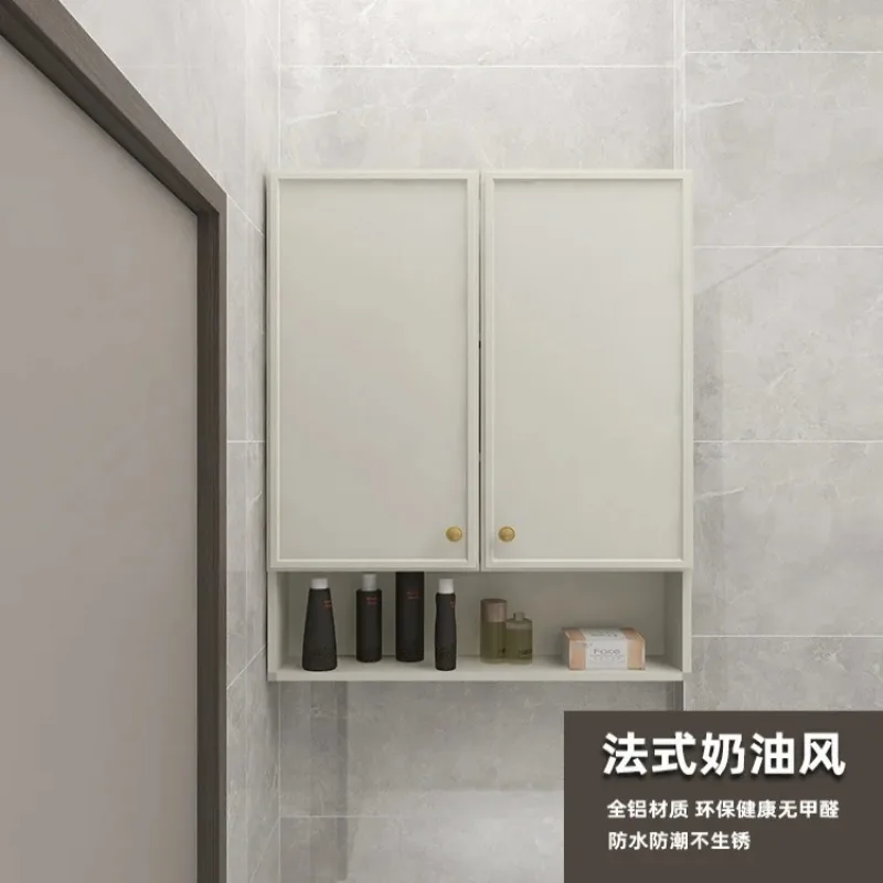 Moisture-proof space, aluminum, bathroom wall cabinets, wall cabinets, balcony toilets, wall-mounted storage cabinets above toil