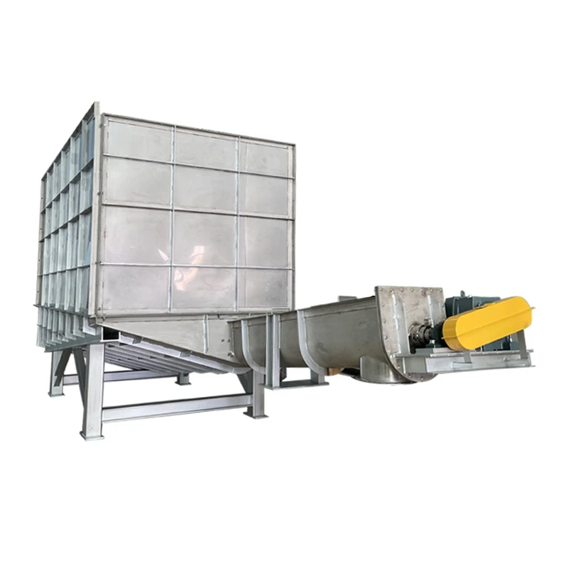 OEM Large Capacity Stainless Steel Inclined Sawdust Screw Conveyor