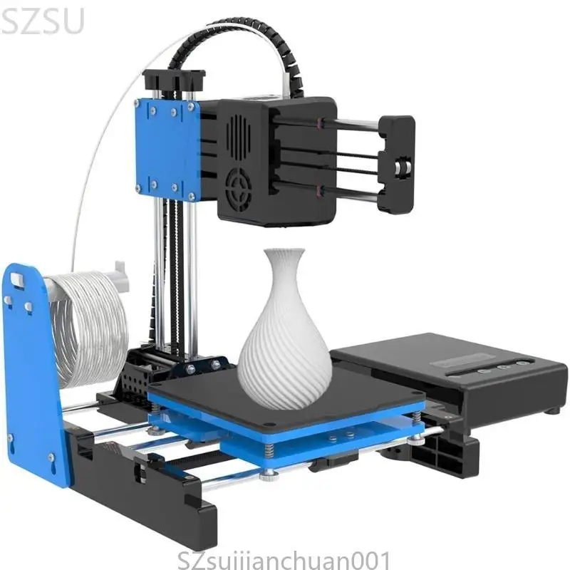 

Настольный мини-3D-принтер, полностью собранный 3D-принтер с насадкой 0,4 мм для детей и начинающих, размер печати 100x100x100 мм
