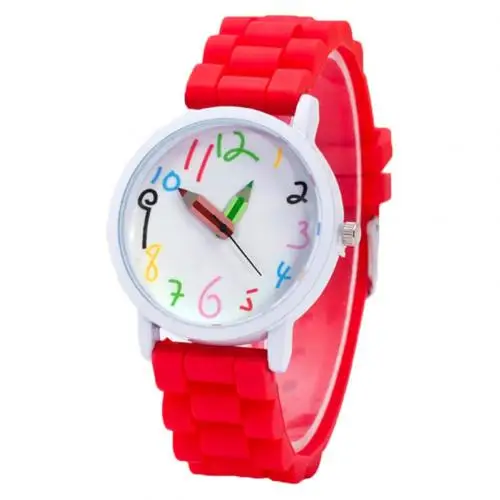 Pencil Pointer All-Match Intelligent Digital Quartz Kids Watch Boys Girls Fashion Sports Watch Clock Children Wrist Watches New