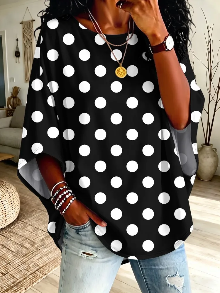 Picture 3: 0XL-4XL Plus Size Women's Clothing Spring Autumn Fashion Elegant Tops 3XL 2XL Plus Big Size Women's 3/4 Sleeve T-shirt