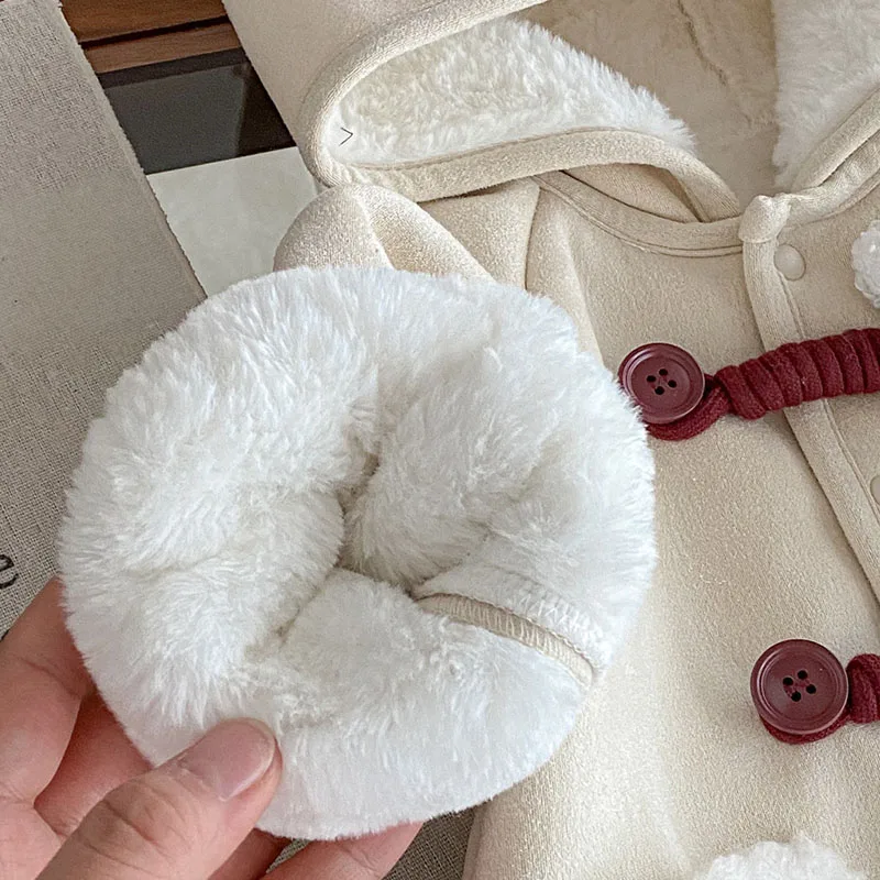 IYEAL طفل عيد الميلاد ملابس الشتاء الوليد الفتيان والفتيات الصوف بذلة البدر الذكرى رومبير السنة الجديدة بذلة