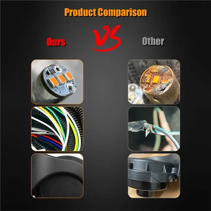 ATV/UTV Turn Signal Kit For Polaris RZR Can-Am Honda Pioneer 1000 Universal Street Legal Kit