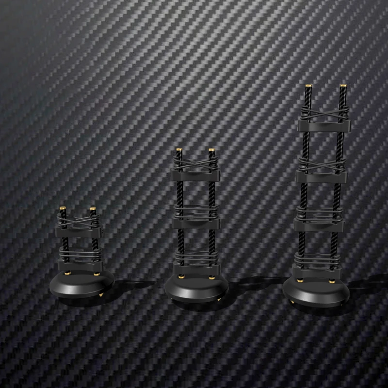HiFi Audio Carbon Fiber Cable Organizer Rack Lifter Tray for Speaker Wires Power Cords Signal Cables Vibration Dampening System