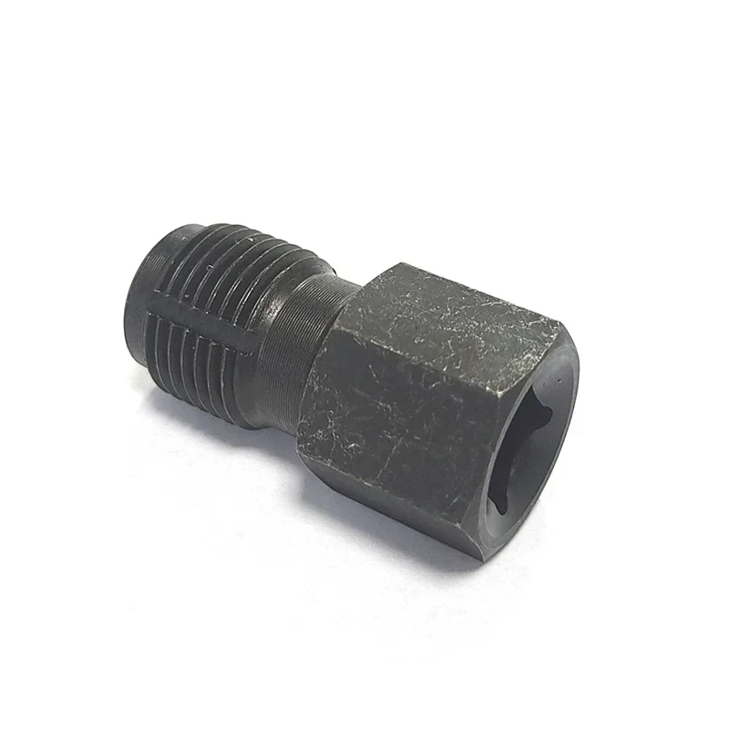 1PCS Black CR-V steel Oxygen Sensor Thread Chaser Fits 3/8 Drive Socket M18 x 1.5 Oxygen Sensor and Spark Plug Threads