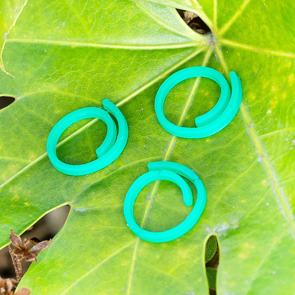 

Secure and Protect Your Plants with Greenhouse Plant Ring Tie Clips 100PCS Suitable for Indoor and Outdoor Application