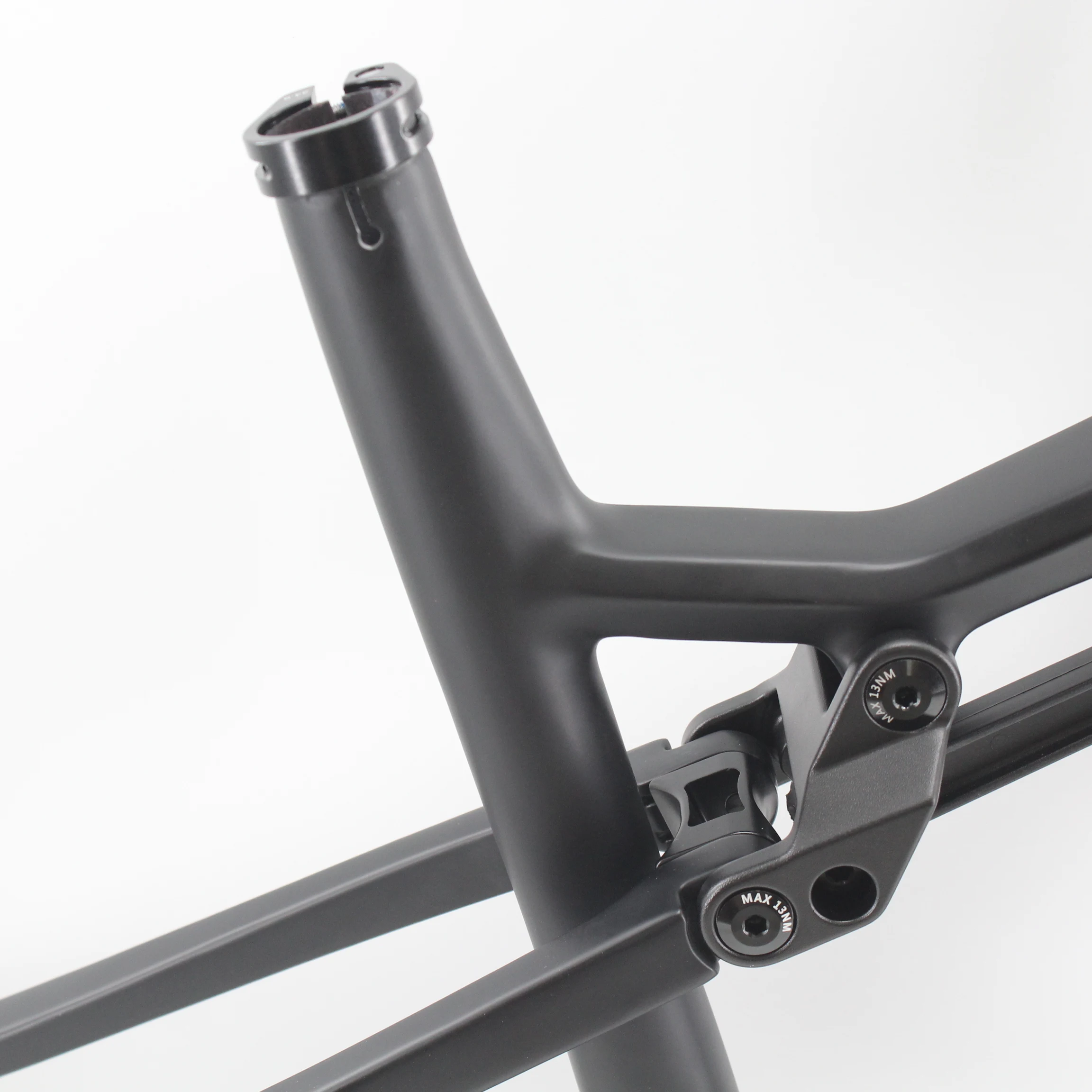 Cross Mountain Down Hill Bike Full Carbon Fibre Full Suspension Frame Disc Brake Thru Axle Bicycle frame Mtb 29er