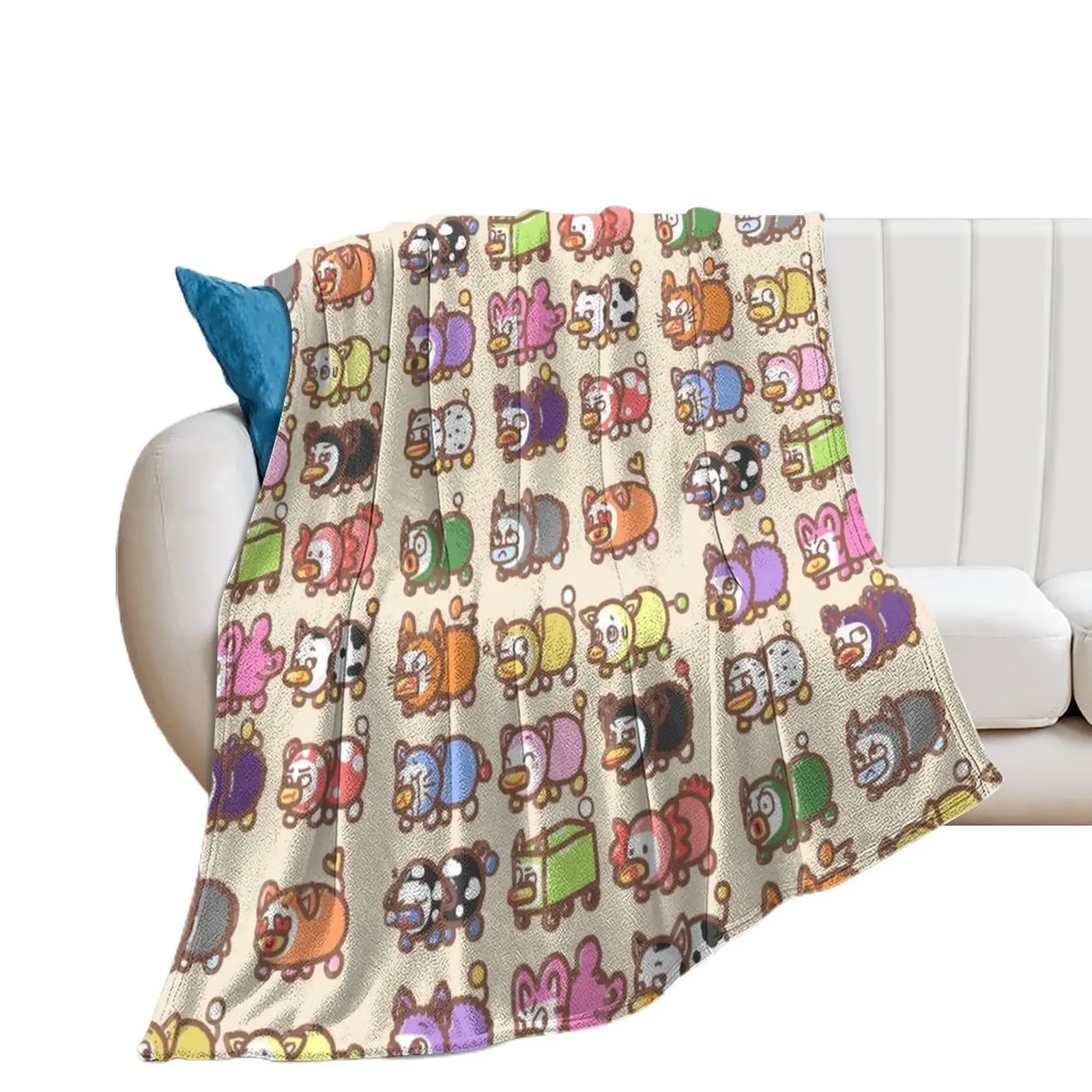 Pattern of Peepys :0 Throw Blanket christmas gifts decorative Beautifuls Blankets