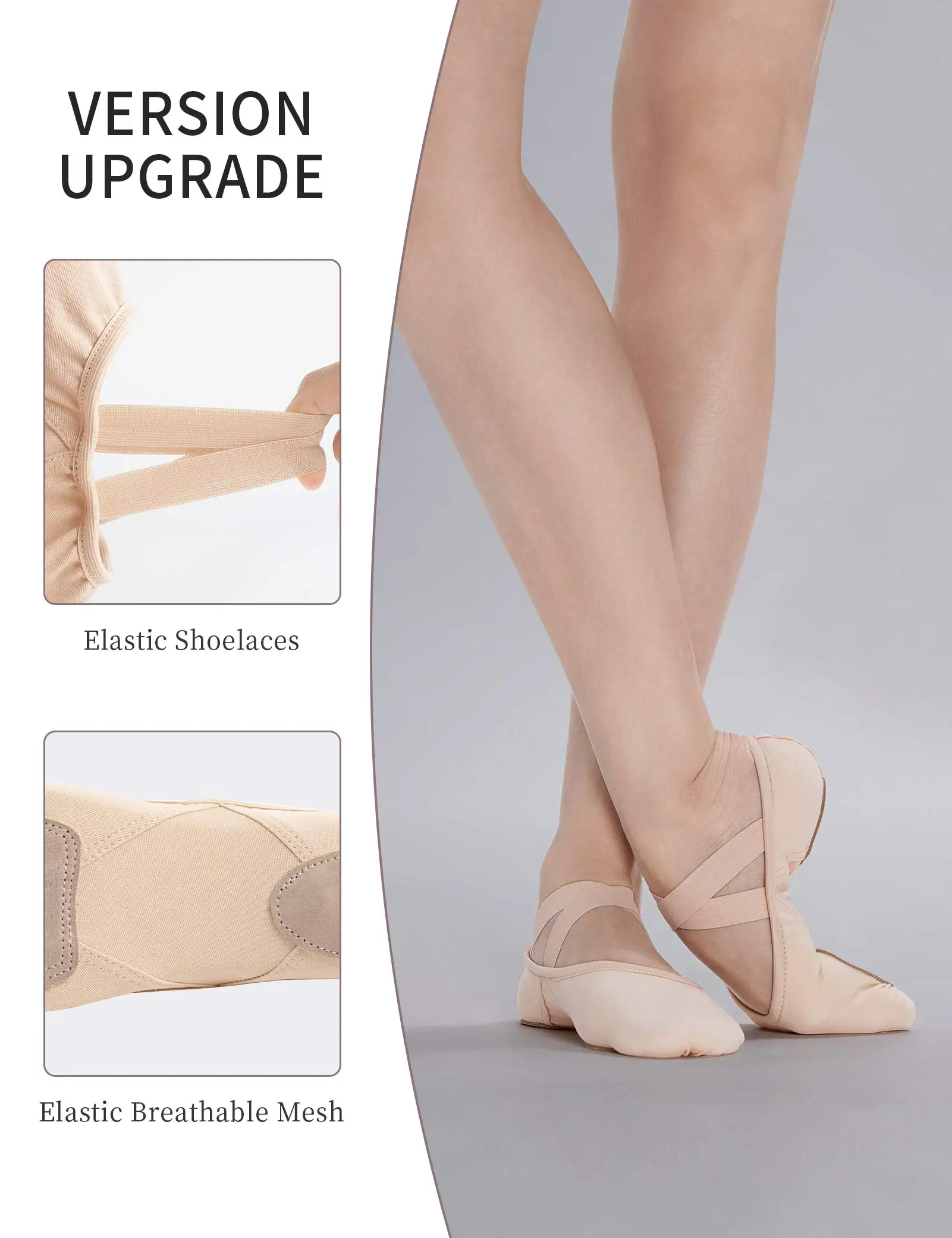 Chaussures de Ballet pour femmes, chaussures souples en nuage, pantoufles de Ballet en tissu élastique, baskets de gymnastique, plates, griffe de chat, chaussures à semelles souples