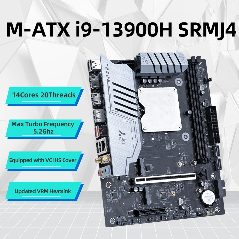 13th Generation Core I9-13900H 5.2GHz 24MB L3 Cache Onboard CPU Processor New L3 Socket Type for Gaming Design Packaged