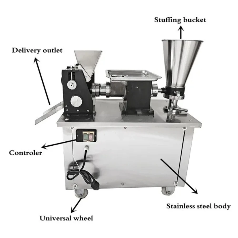 Automatic Multifunctional Food Machine 4800pcs/h Foldable Large Pie Samosa Spring Roll Empanada Dumpling Maker