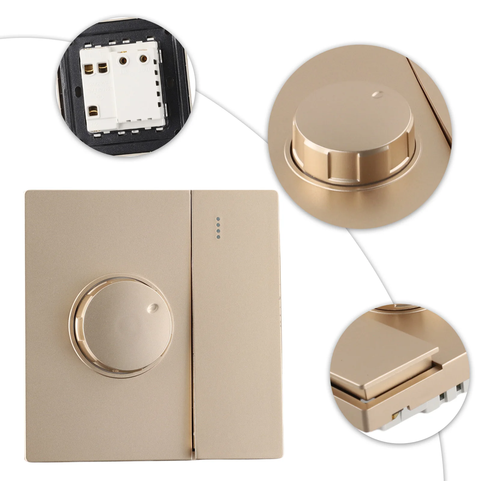 Features Electric Ceiling Fan Rotating Button Black Gold Gray White Most Brand Electric Ceiling Fan Flame Retardant PC